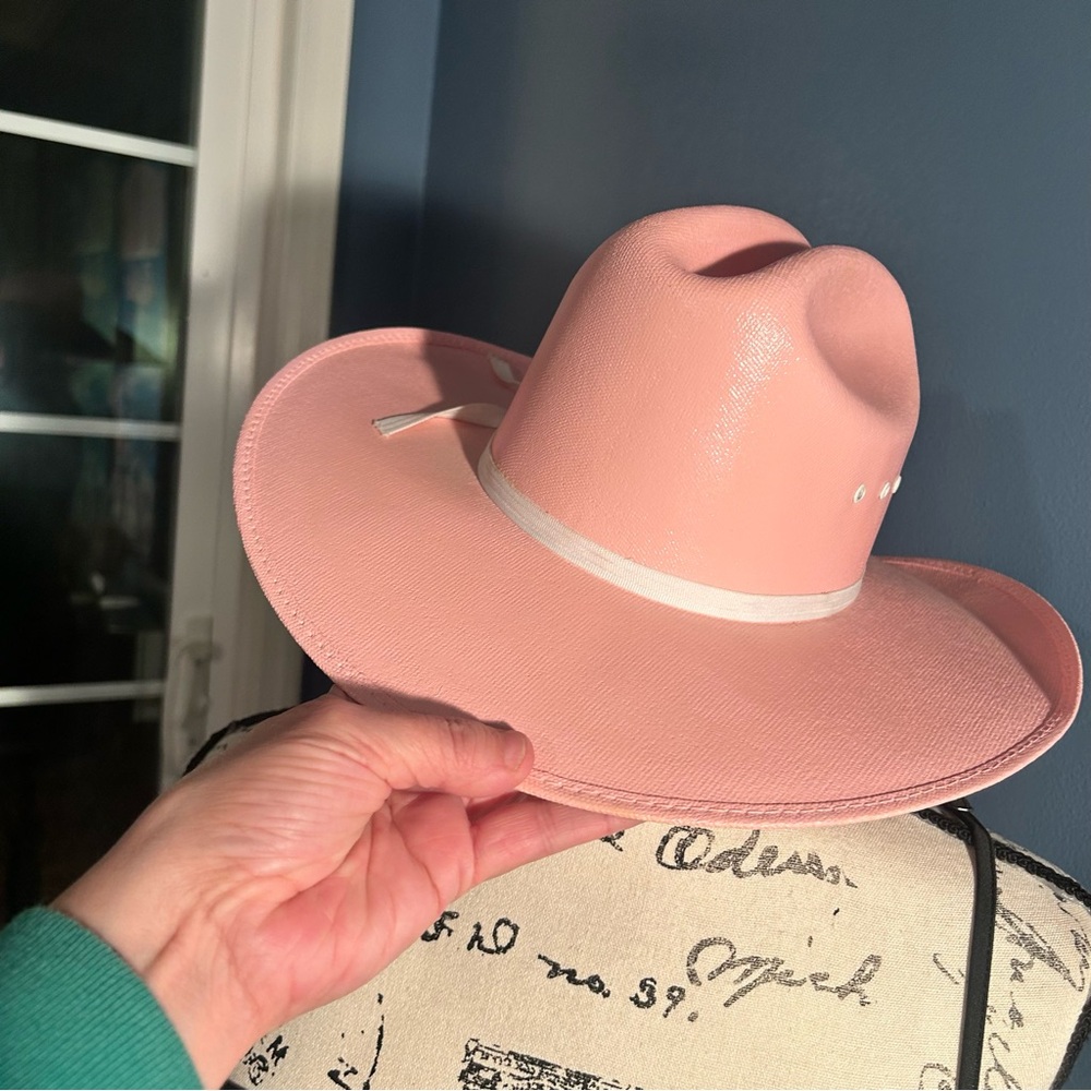 Double S western Pink Cowboy Hat - Picture 7 of 15
